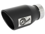 aFe MACH Force-Xp 409 SS Exhaust Tip Black (Left Side) 3in In x 4-1/2in Out x 9in L Clamp-On thumbnail 8