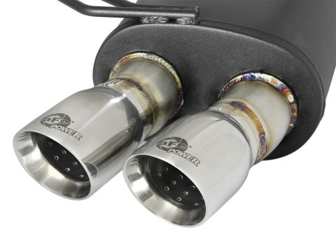 aFe MACH Force-Xp 2-1/2in 304 SS Cat-Back Exhaust w/Polished Tips 05-08 BMW Z4 M Coupe (E86) L6 3.2L thumbnail 2