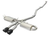 aFe Takeda 3in 304 SS Cat-Back Exhaust System w/ Black Tips 2017+ Honda Civic Si (4dr) I4 1.5L (t) thumbnail 1