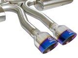 aFe Takeda 3in 304 SS Cat-Back Exhaust System w/ Blue Tips 2017+ Honda Civic Si 4Dr I4 1.5L (t) thumbnail 2