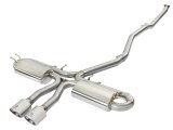 aFe Takeda 3in 304 SS Cat-Back Exhaust System w/Polished Tips 2017+ Honda Civic Si (4dr) I4 1.5L (t) thumbnail 1