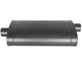 aFe MACH Force-Xp 409 SS Muffler w/ Black Finish 3in Center/Offset 22in L x 11in x 5in - Oval Body thumbnail 5