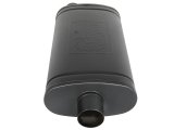 aFe MACH Force-Xp 409 SS Muffler w/ Black Finish 3in Center/Offset 22in L x 11in x 5in - Oval Body thumbnail 6