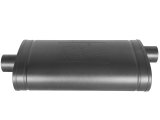 aFe MACH Force-Xp 409 SS Muffler w/ Black Finish 3in Center/Offset 22in L x 11in x 5in - Oval Body thumbnail 8