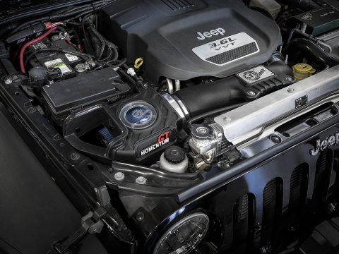 aFe Momentum GT Pro 5R Cold Air Intake System 12-18 Jeep Wrangler JK V6 3.6L thumbnail 5