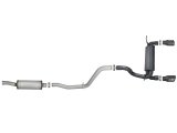 aFe Rebel Series 2.5in 409 SS Cat-Back Exhaust System w/ Black Tips Jeep Wrangler (JL) 2018 V6 3.6L thumbnail 6