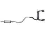 aFe Rebel Series 2.5in 409 SS Cat-Back Exhaust System w/ Black Tips Jeep Wrangler (JL) 2018 V6 3.6L thumbnail 8