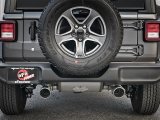 aFe Rebel Series 2.5in 409 SS Cat-Back Exhaust w/ Polished Tips 2018+ Jeep Wrangler (JL) V6 3.6L thumbnail 3