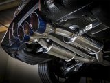 aFe Takeda 3in 304 SS Cat-Back Exhaust w/ Blue Flame Tips 2017+ Honda Civic Type R I4 2.0L (t) thumbnail 3