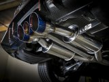 aFe Takeda 3in 304 SS Cat-Back Exhaust w/ Blue Flame Tips 2017+ Honda Civic Type R I4 2.0L (t) thumbnail 5