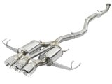 aFe Takeda 3in 304 SS Cat-Back Exhaust w/ Tri-Polished Tips 17-18 Honda Civic Type R L4 2.0L (t) thumbnail 1