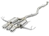 aFe Takeda 3in 304 SS Cat-Back Exhaust w/ Tri-Polished Tips 17-18 Honda Civic Type R L4 2.0L (t) thumbnail 2