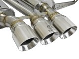 aFe Takeda 3in 304 SS Cat-Back Exhaust w/ Tri-Polished Tips 17-18 Honda Civic Type R L4 2.0L (t) thumbnail 8
