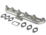 aFe Twisted Steel Header Turbo Manifold (T4) 98.5-02 Dodge Diesel Trucks L6 5.9L (td) thumbnail 1