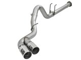 aFe Rebel XD 4in SS Down-Pipe Back Exhaust w/Dual Polished Tips 17-18 Ford Diesel Trucks V8-6.7L(td) thumbnail 1