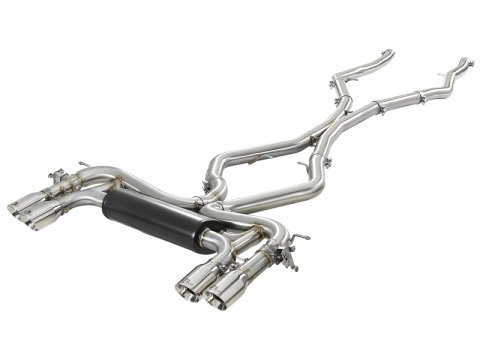 aFe MACH Force-Xp 3.5in 304 SS Cat-Back w/Polished Tips 15-18 BMW X5 M (F85)/X6 M (F86) V8-4.4L S63 thumbnail 4