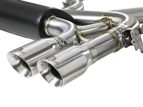 aFe MACH Force-Xp 3.5in 304 SS Cat-Back w/Polished Tips 15-18 BMW X5 M (F85)/X6 M (F86) V8-4.4L S63 thumbnail 5