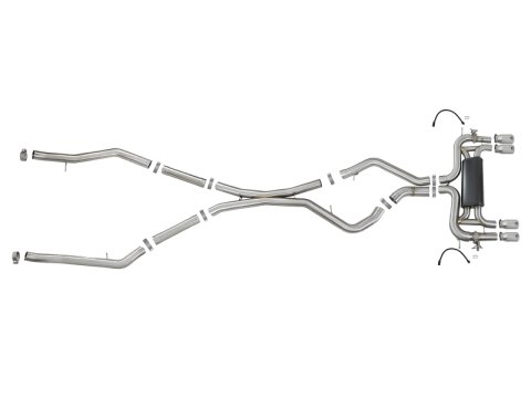 aFe MACH Force-Xp 3.5in 304 SS Cat-Back w/Polished Tips 15-18 BMW X5 M (F85)/X6 M (F86) V8-4.4L S63 thumbnail 9