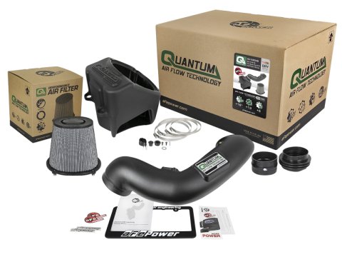 aFe Quantum Pro DRY S Cold Air Intake System 17-18 Ford PowerStroke V8 6.7L (td) thumbnail 5