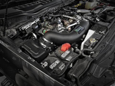 aFe Quantum Pro 5R Cold Air Intake System 17-18 Ford Powerstroke V8-6.7L - Oiled thumbnail 7