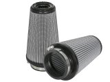 aFe Magnum FLOW Pro DRY S Replacement Air Filter (Pair) F-3.5in. / B-5in. / T-3.5in. (Inv) / H-8in. thumbnail 1