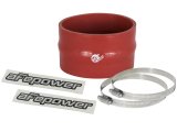 aFe Magnum FORCE CAI Univ. Silicone Coupling Kit (3.5in. ID / 2.25in. L) Straight w/Hump - Red thumbnail 1