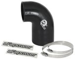 aFe Magnum FORCE CAI Univ. Silicone Coupling Kit (3in. ID to 2.5in. ID) 90 Deg. Elbow Reducer - Blk thumbnail 1