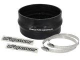 aFe Magnum FORCE CAI Univ. Silicone Coupling Kit (6in. ID / 3in. L) Straight Coupler w/Hump - Black thumbnail 1