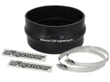 aFe Magnum FORCE CAI Univ. Silicone Coupling Kit (6in. ID / 3in. L) Straight Coupler w/Hump - Black thumbnail 2