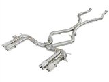 aFe MACH Force-Xp 3.5in. 304 SS C/B Exhaust w/o Muffler 15-18 BMW X5 M V8-4.4L (tt) - Polished Tip thumbnail 9