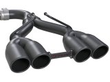 aFe Rebel Series 2.5in. 304 SS C/B Exhaust System 2018 Jeep Wrangler (JL) V6-3.6L - Black Tip thumbnail 6