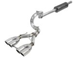 aFe Rebel Series 2.5in. 304 SS C/B Exhaust System 2018 Jeep Wrangler (JL) V6-3.6L - Polished Tip thumbnail 1