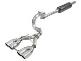aFe Rebel Series 2.5in. 304 SS C/B Exhaust System 2018 Jeep Wrangler (JL) V6-3.6L - Polished Tip thumbnail 2