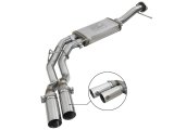 aFe Rebel Series 3in. to 2.5in. 409 SS C/B Exhaust 11-14 Ford F-150 V6-3.5L (tt) - Polished Tip thumbnail 1