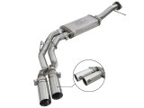 aFe Rebel Series 3in. to 2.5in. 409 SS C/B Exhaust 11-14 Ford F-150 V6-3.5L (tt) - Polished Tip thumbnail 2
