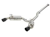 aFe Takeda 3in. to 2.5in. 304 SS C/B Exhaust 08-15 Mitsubishi Lancer EVO I4-2.0L (t) - Black Tips thumbnail 2