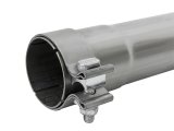aFe MACH Force-Xp 409 SS Muffler Pipe 2.5in. Inlet/Outlet / 14in. Body / 20in. Length thumbnail 3