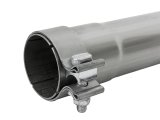 aFe MACH Force-Xp 409 SS Muffler Pipe 2.5in. Inlet/Outlet / 14in. Body / 20in. Length thumbnail 8