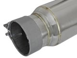 aFe MACH Force-Xp 409 SS Resonator 3in. Inlet/Outlet / 4in. Diameter / 12in. Body / 16in. Length thumbnail 4