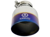 aFe Takeda 304 Stainless Steel Clamp-On Exhaust Tip 2.5in. Inlet / 4.5in. Outlet - Blue Flame thumbnail 8