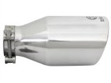 aFe Takeda 304 Stainless Steel Clamp-On Exhaust Tip 2.5in. Inlet / 4.5in. Outlet / 9in. L - Polished thumbnail 5