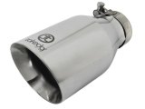 aFe Takeda 304 Stainless Steel Clamp-On Exhaust Tip 2.5in. Inlet / 4.5in. Outlet / 9in. L - Polished thumbnail 7