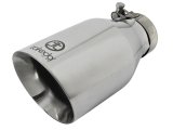 aFe Takeda 304 Stainless Steel Clamp-On Exhaust Tip 2.5in. Inlet / 4.5in. Outlet / 9in. L - Polished thumbnail 8
