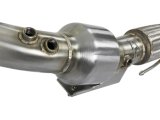 aFe Twisted Steel 3in. 304 SS Catted Series Downpipe 16-18 Ford Focus RS I4-2.3L (t) thumbnail 5
