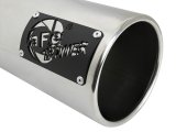 aFe SATURN 4S 4in SS Intercooled Exhaust Tip - Polished 4in In x 5in Out x 12in L Bolt-On thumbnail 5
