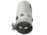 aFe SATURN 4S 4in SS Intercooled Exhaust Tip - Polished 4in In x 5in Out x 12in L Bolt-On thumbnail 7