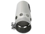 aFe SATURN 4S 4in SS Intercooled Exhaust Tip - Polished 4in In x 5in Out x 12in L Bolt-On thumbnail 9