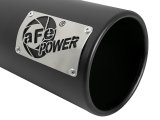 aFe SATURN 4S 4in SS Intercooled Exhaust Tip - Black 4in In x 5in Out x 12in L Bolt-On thumbnail 3