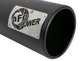 aFe SATURN 4S 4in SS Intercooled Exhaust Tip - Black 4in In x 5in Out x 12in L Bolt-On thumbnail 7