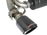 aFe Takeda 3in 304 SS Axle-Back Exhaust System w/ Carbon Fiber Tips 16-18 Ford Focus RS I4-2.3L (t) thumbnail 2